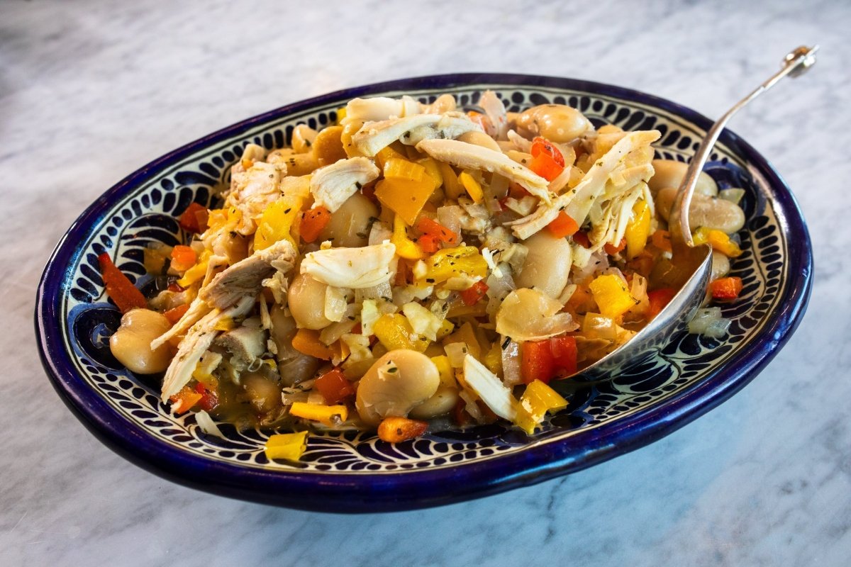 Chicken and White Bean Estofada - Rancho Gordo