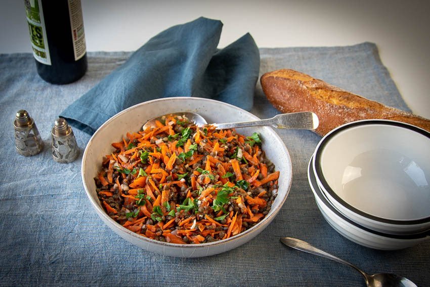 Lentil and Carrot Salad with Mustard Vinaigrette – Rancho Gordo