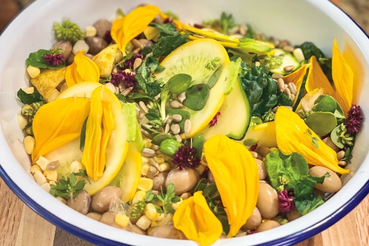 Three Sisters Summer Salad - Rancho Gordo