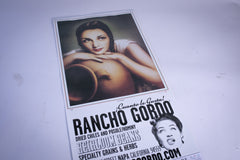 Rancho Gordo 2024 calendar showing woman with large clay pot