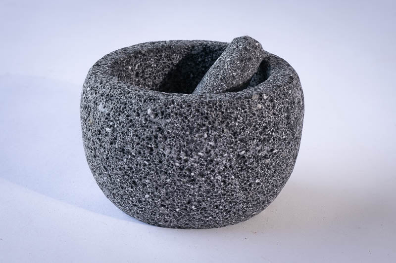 small molcajete with pestle