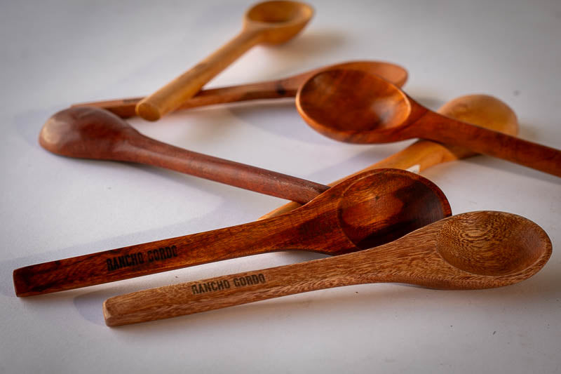 7 Small Wooden Spoons