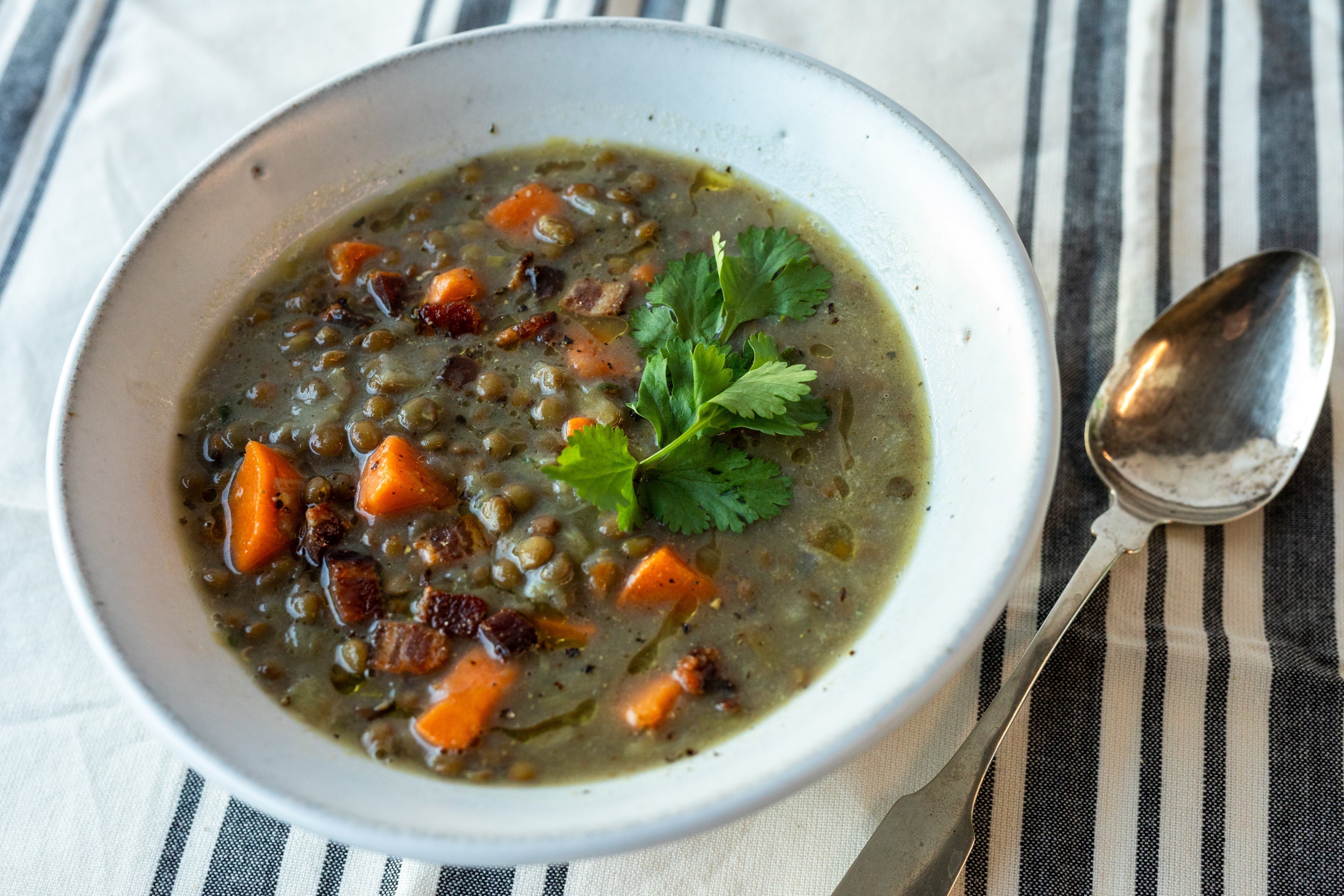 Lentil, Leek, and Sweet Potato Stew