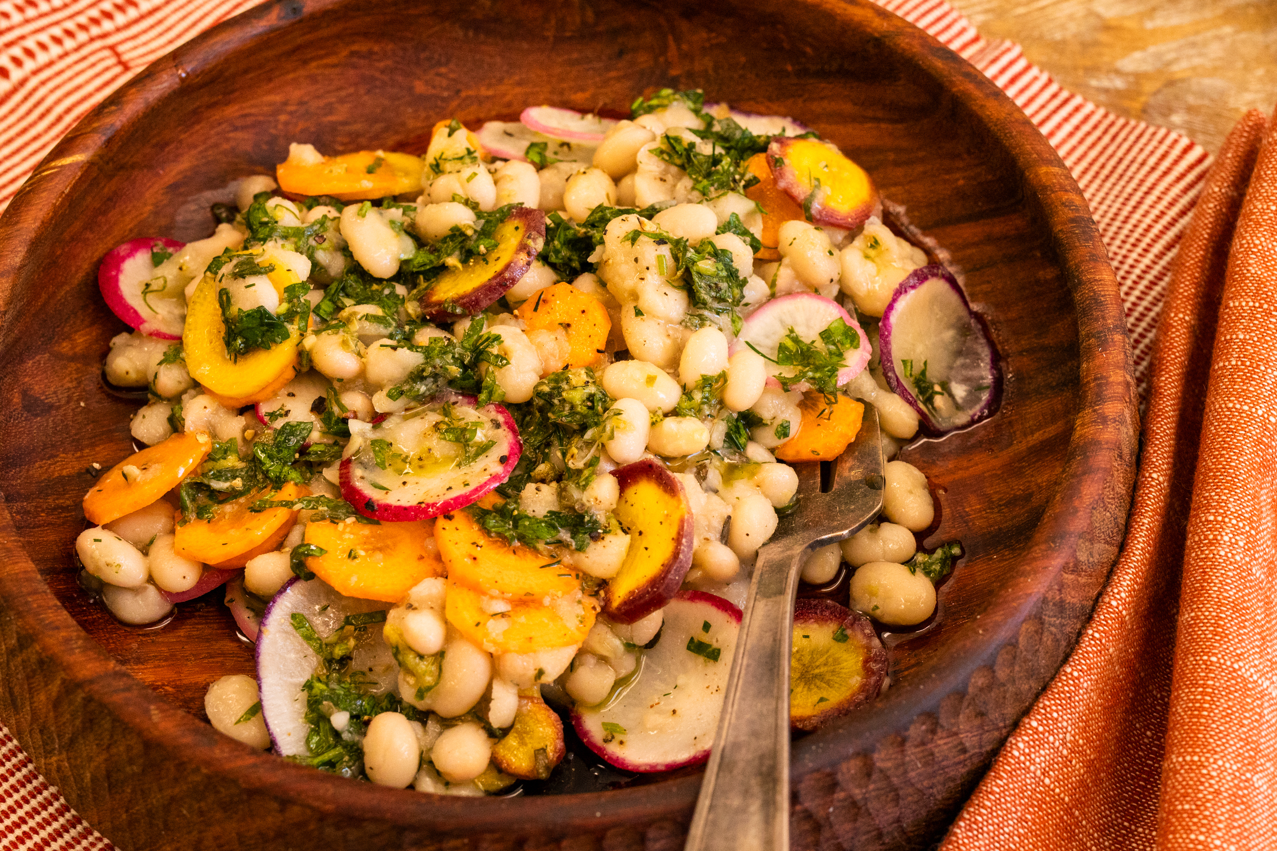 White Bean Salad with Italian Salsa Verde