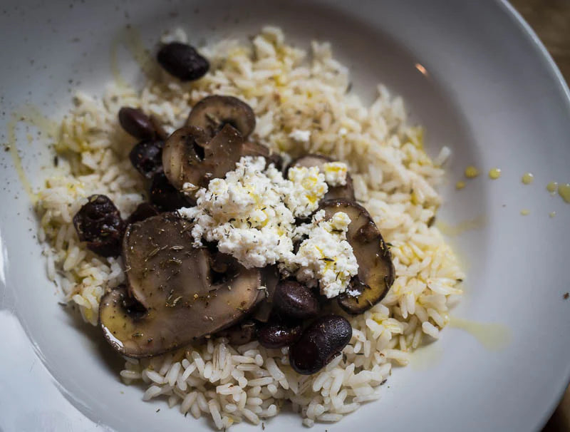 Beans for Breakfast (with Mushrooms, Ricotta and Good Olive Oil)