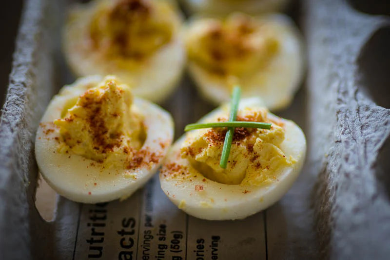Deviled Eggs with a Touch of Stardust