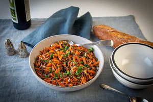 Lentil and Carrot Salad with Mustard Vinaigrette