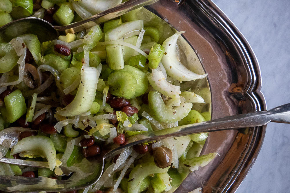 Hidatsa Red Bean Salad with Celery and Lime