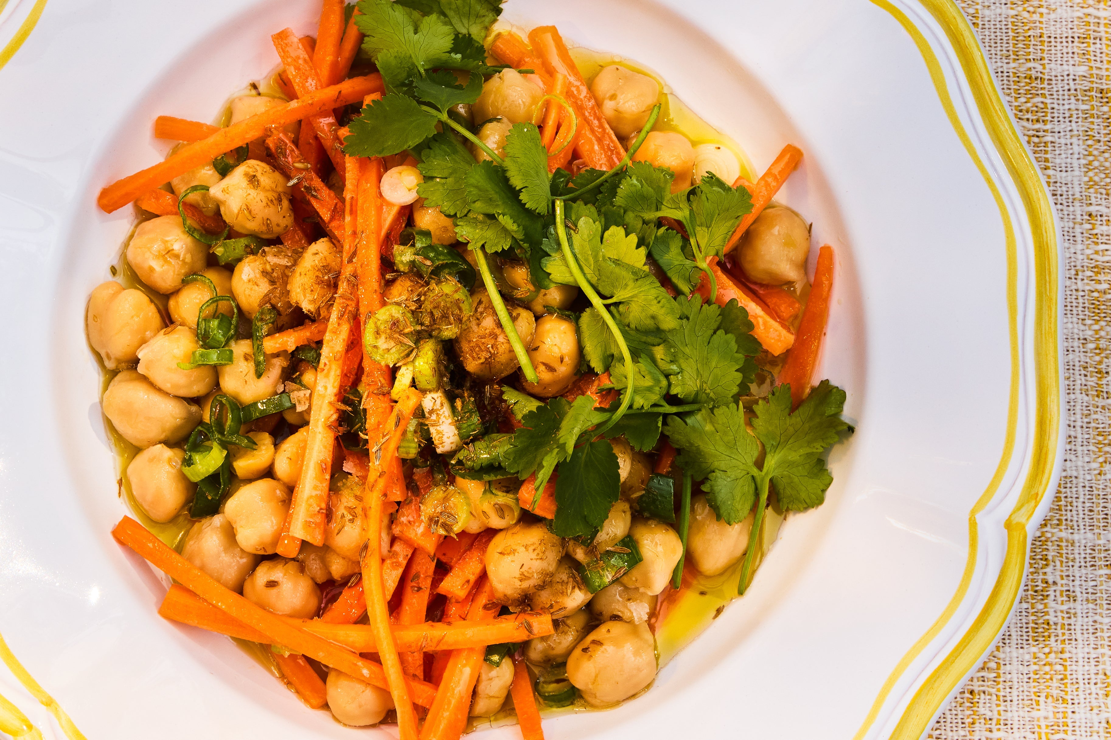 NOKOT (Uyghur Chickpea & Carrot Salad)
