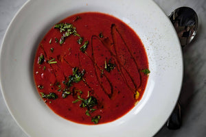 ST VALENTINE'S BEAN AND BEETROOT SOUP