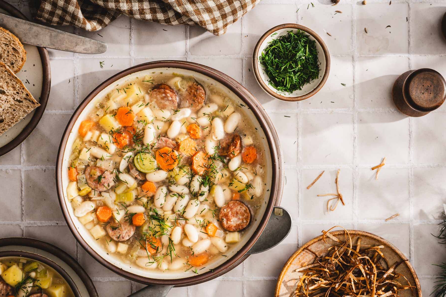 Sylwia Vaclavek's Polish White Bean Soup (Zupa Fasolowa)