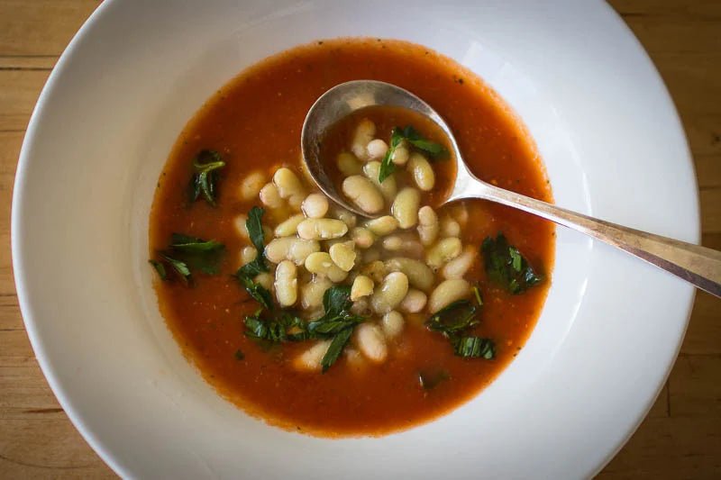 An Easy, Delicious Recipe: Flageolet in Tomato Sauce - Rancho Gordo