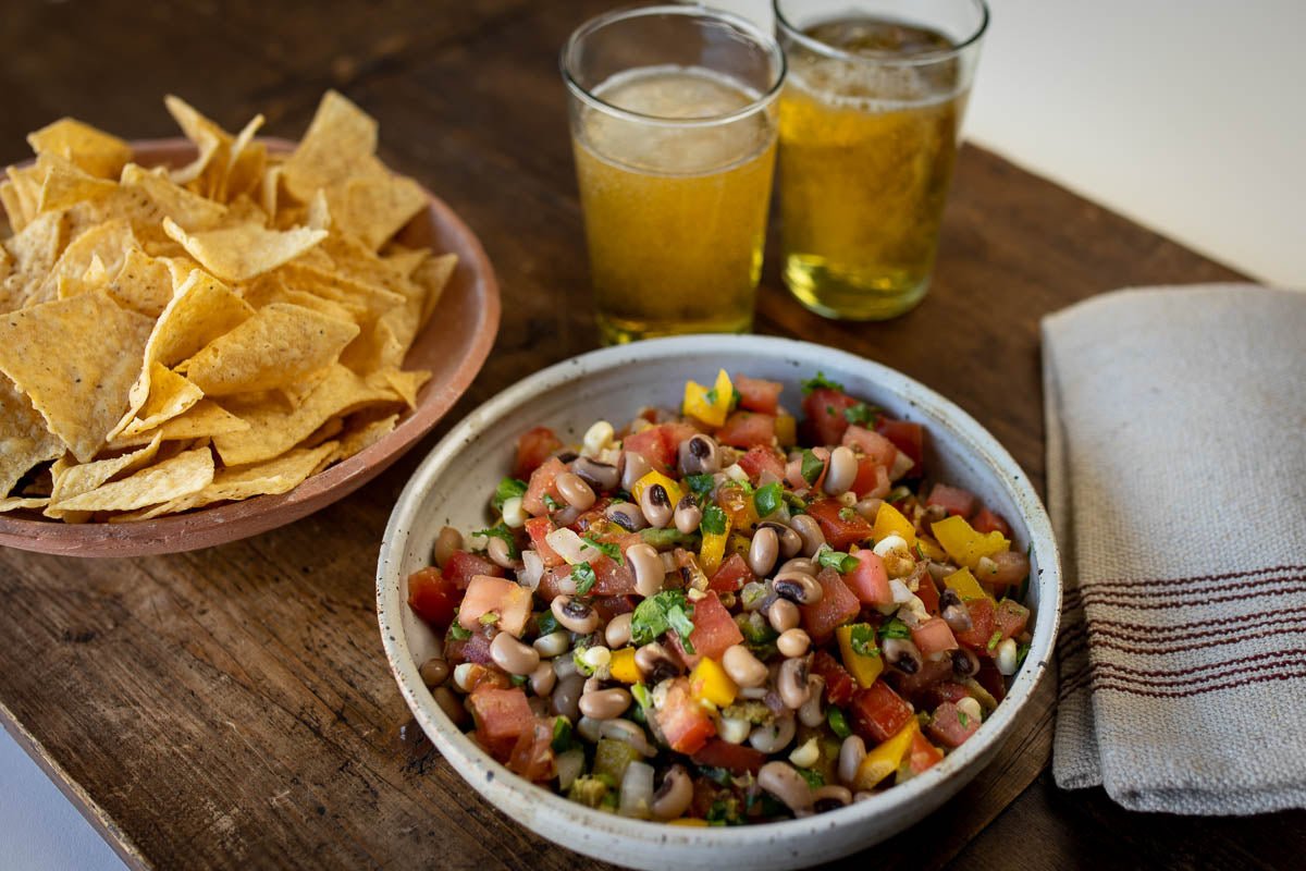 Black Eyed Pea, Corn, and Tomato Salad - Rancho Gordo