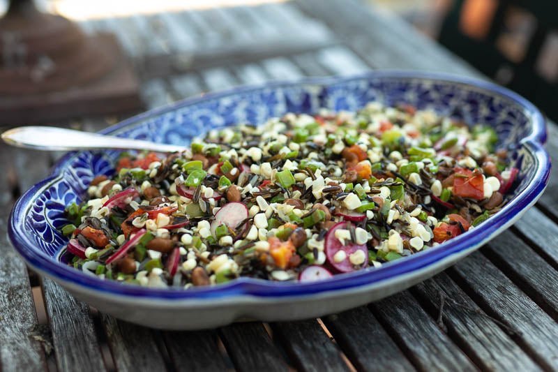 Buckeye Bean and Wild Rice Salad - Rancho Gordo