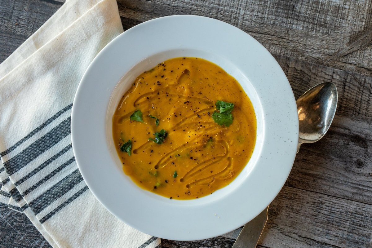 Carrot, White Bean, and Ginger Soup - Rancho Gordo