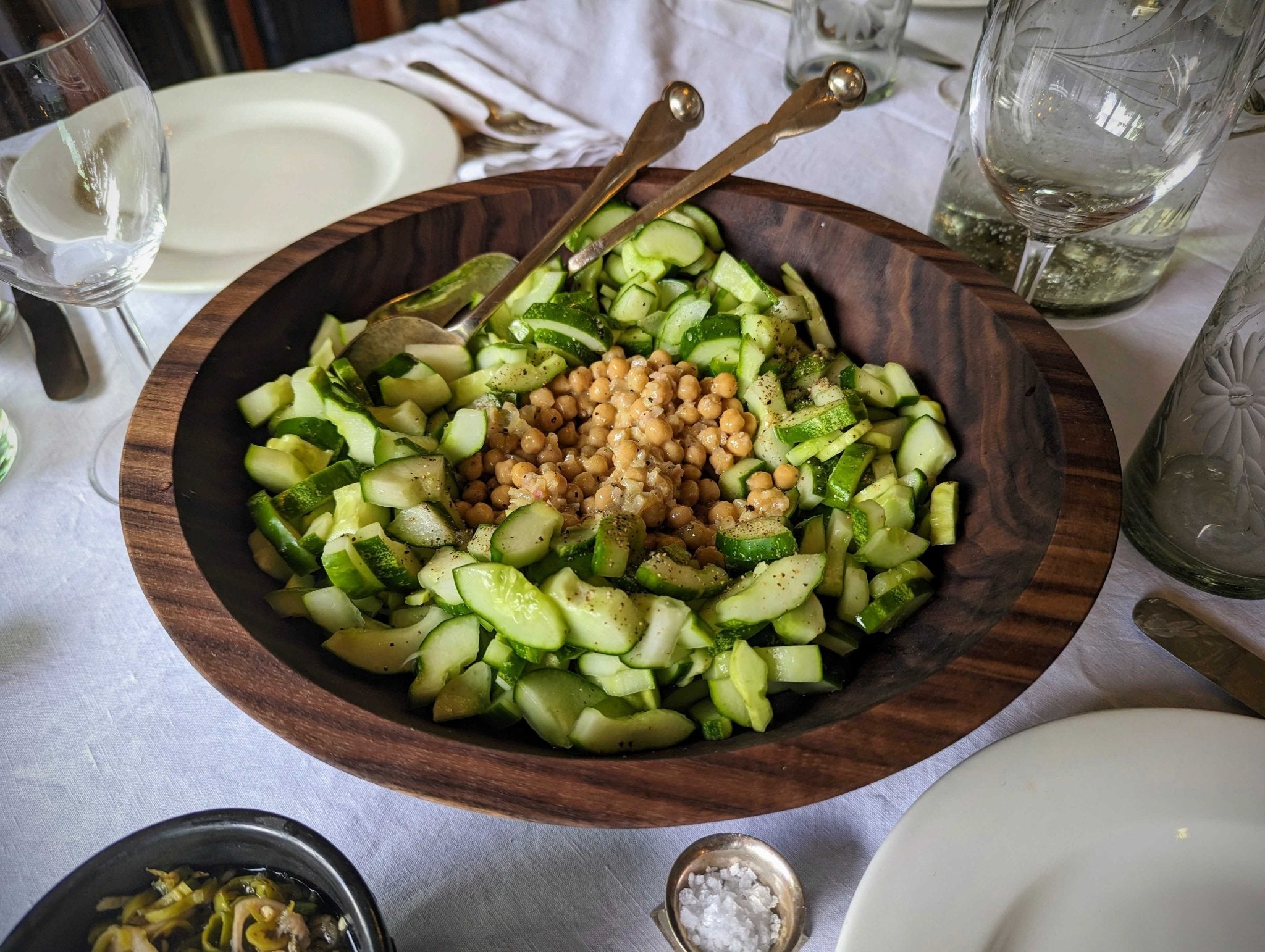 Ceci Piccoli and Cucumber Salad - Rancho Gordo