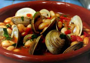 Runner Beans and Clams