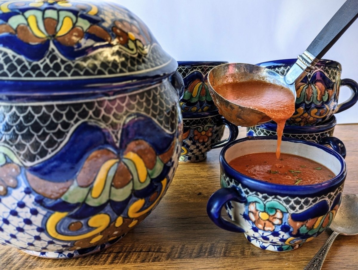 Creamy Lima Bean, Tomato, and Feta Soup - Rancho Gordo