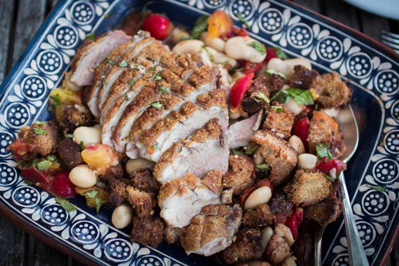 Heirloom Tomato & Royal Corona Salad - Rancho Gordo