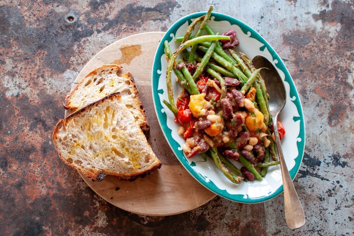 Julia Turshen's Warm Three-Bean Salad - Rancho Gordo