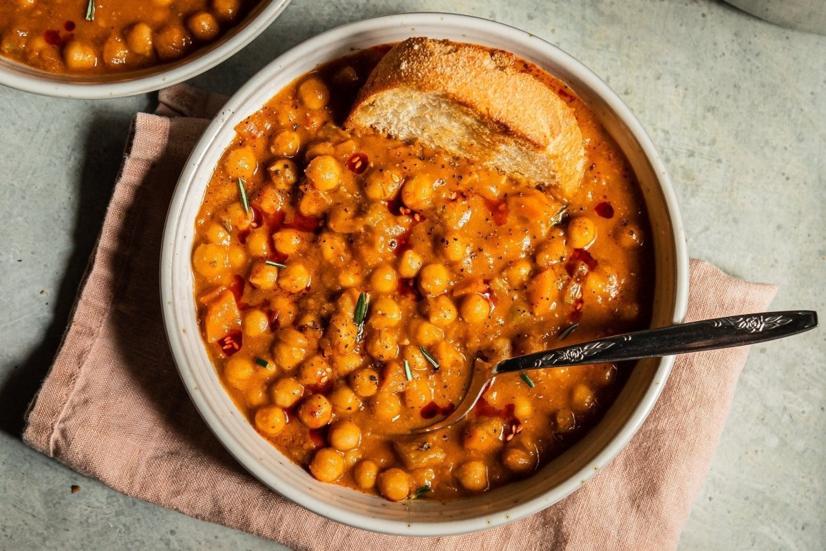 Laura Wright's Chickpea Soup with Rosemary & Garlic - Rancho Gordo
