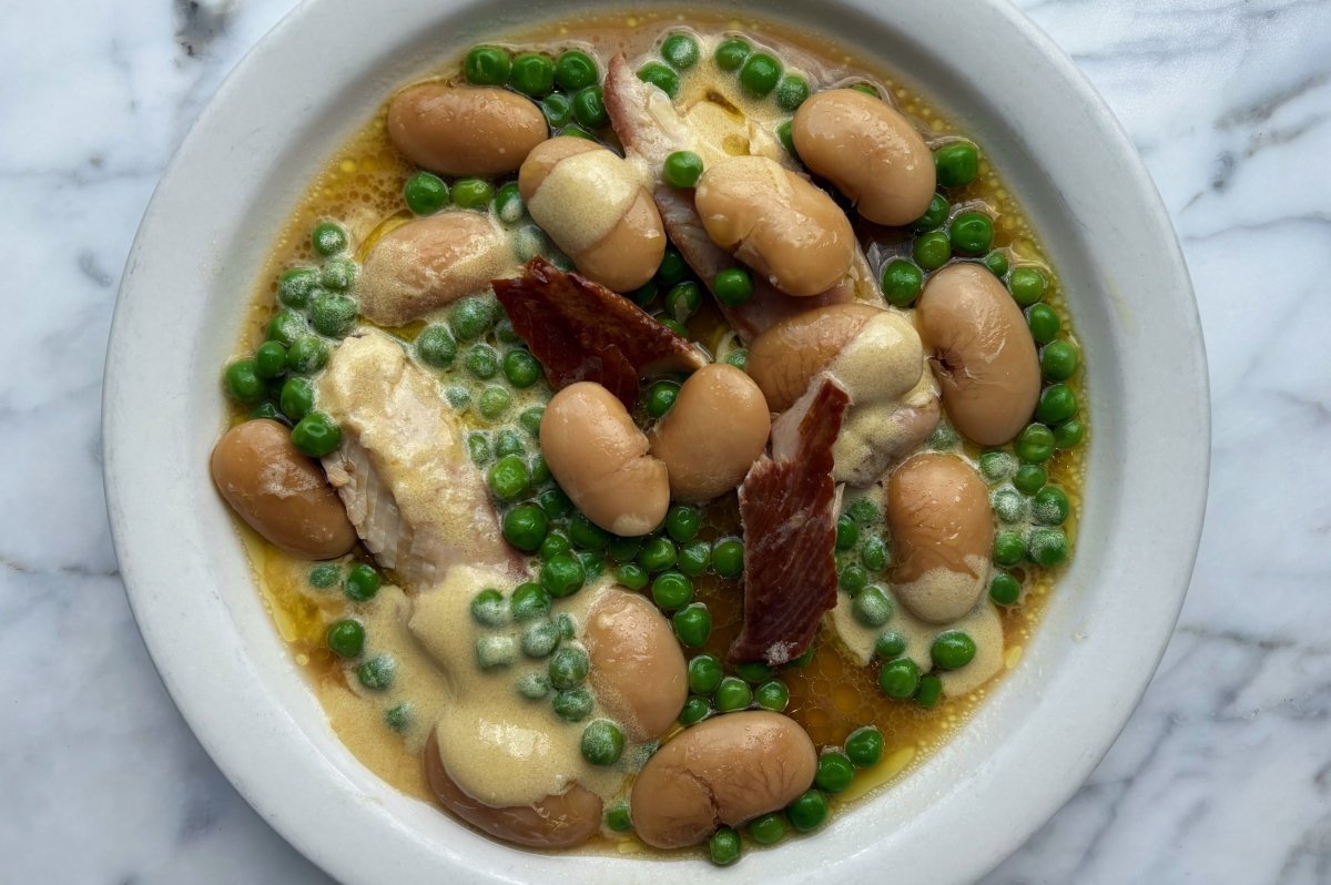 Minnow's Trout and Beans with Peas - Rancho Gordo