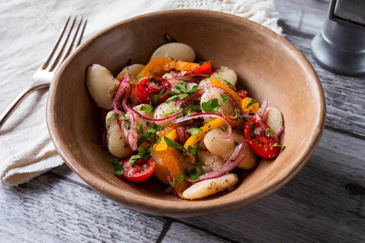 Peruvian Lima Bean Salad (Ensalada de pallares) - Rancho Gordo