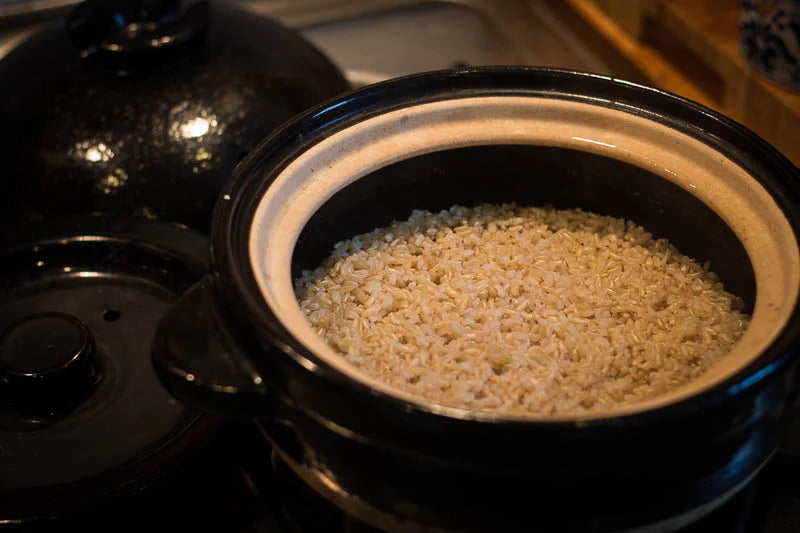 Cooking Superior (Nay, Perfect!) Brown Rice in a Clay Donabe Pot