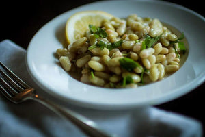 Flageolet Beans with Lemon Dressing