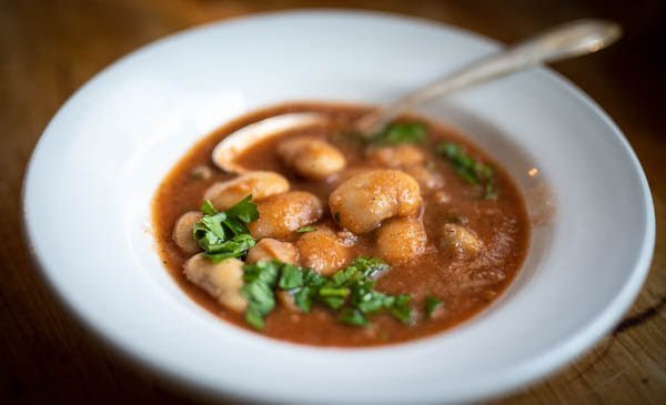 Royal Corona Beans in Savory Tomato Sauce - Rancho Gordo