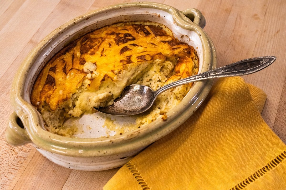 Savory Bean and Egg Pudding - Rancho Gordo