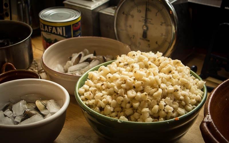 Seafood and Hominy Stew - Rancho Gordo