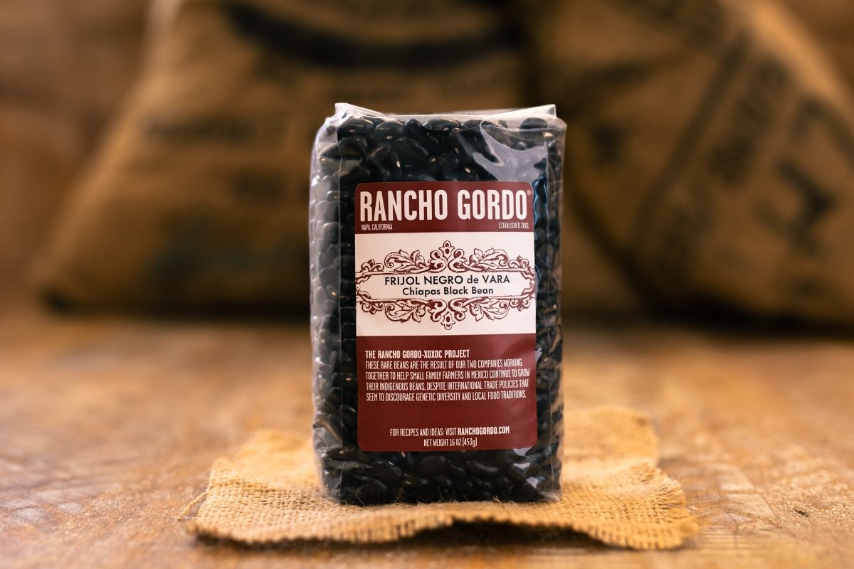 Chiapas Black Bean (Frijol Negro de Vara) - Rancho Gordo