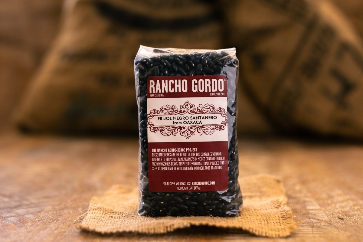 Santanero Negro Delgado Bean - Rancho Gordo