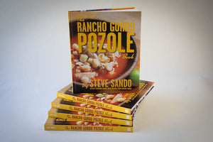 Five copies of The Rancho Gordo Pozole Book