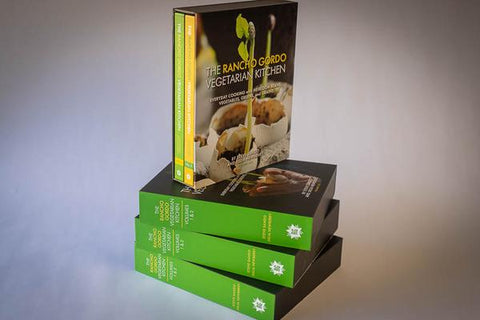 Four copies of The Rancho Gordo Vegetarian Kitchen Collection (Volumes 1 and 2)