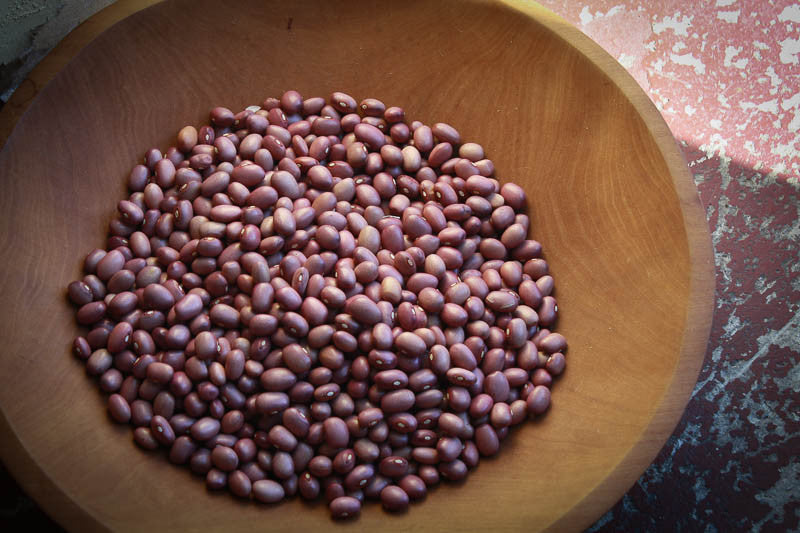 Lila, a small light purple bean, Rancho Gordo - Heirloom beans