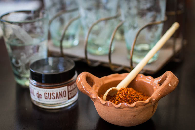 Sal de Gusano ( Worm Salt ), a dark red powder  - Rancho Gordo